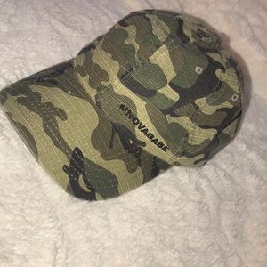 Camo fitted hat